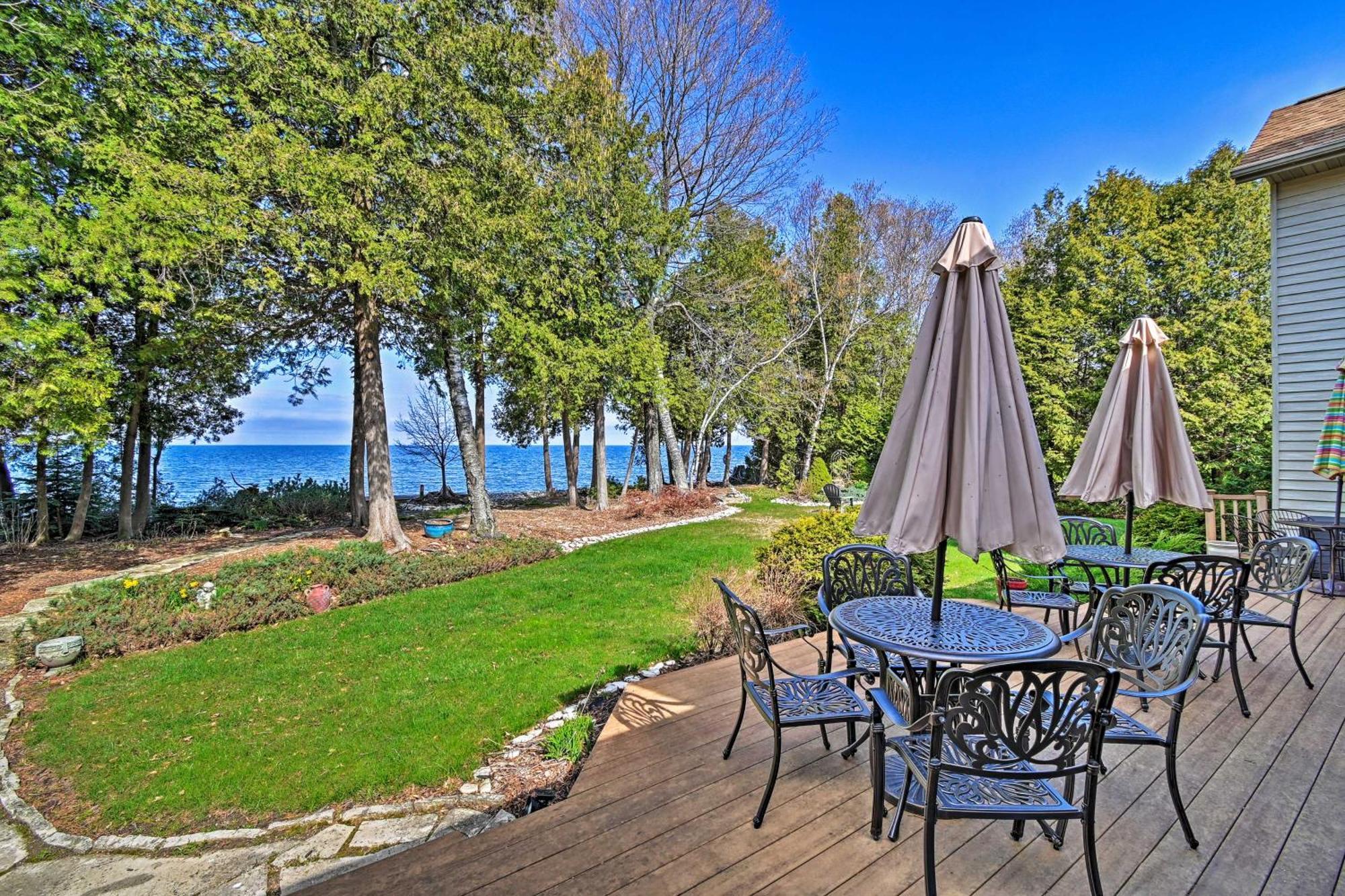 Sturgeon Bay Hideaway With Direct Water Access! Villa Egg Harbor Exterior photo